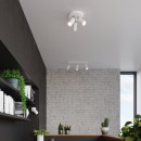 Sollux Plafon RING 3P biały