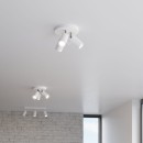 Sollux Plafon RING 3P biały