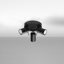 Sollux Plafon RING 3P czarny