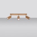 Sollux Plafon ZEKE 3 dąb