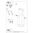 Sollux Plafon ZEKE 10 dąb