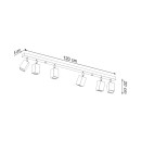 Sollux Plafon KEKE 6 dąb