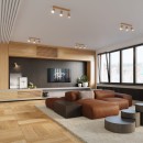 Sollux Plafon BERG 4 naturalne drewno