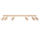 Sollux Plafon BERG 6 naturalne drewno