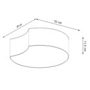 Sollux Plafon CIRCLE 1 biały