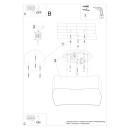 Sollux Plafon SQUARE 1 biały