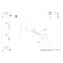 Sollux Kinkiet NERO czarny/chrom