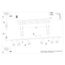 Sollux Plafon NERO 6 czarny/złoty