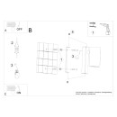 Sollux Kinkiet UTTI czarny