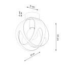 Sollux Plafon TULOS biały