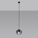 Sollux Lampa wisząca TULOS 1 czarna