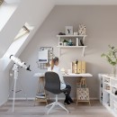 Sollux Lampa biurkowa RING czarna