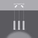 Sollux Lampa wisząca RING 3 biały