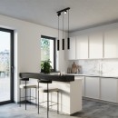 Sollux Lampa wisząca RING 3 czarny