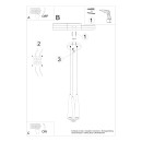 Sollux Lampa wisząca SULA 3P naturalne drewno