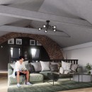 Sollux Żyrandol ARTEMIS 3S czarny