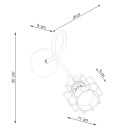 Sollux Kinkiet BELUCI 1S czarny