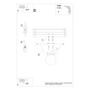 Sollux Plafon YOLI 1 biały