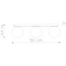 Sollux Plafon YOLI 3 biały