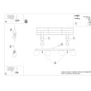 Sollux Plafon YOLI 4 czarny