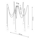 Sollux Żyrandol NESO 7