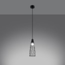 Sollux Lampa wisząca SUBA 1 czarna