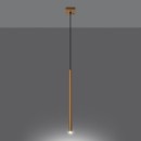 Sollux Lampa wisząca PASTELO 1 złota