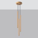 Sollux Lampa wisząca PASTELO 3P złota