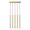 Sollux Lampa wisząca PASTELO 5L złota