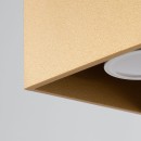 Sollux Plafon QUAD 1 złoty