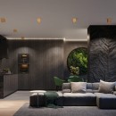 Sollux Plafon QUAD 1 złoty