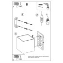 Sollux Kinkiet QUAD 1 złoty