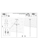 Sollux Lampa Wisząca PASTELO 1 złoty połysk