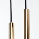 Sollux Lampa Wisząca PASTELO 3P złoty połysk