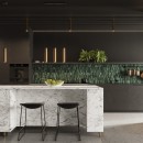 Sollux Lampa Wisząca LAGOS 1 złoty połysk