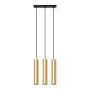 Sollux Lampa Wisząca LAGOS 3 złoty połysk