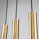 Sollux Lampa Wisząca LAGOS 3 złoty połysk