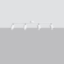 Sollux Plafon LEMMI 4L biały