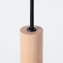 Sollux Lampa wisząca PASTELO 3L drewno