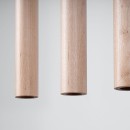 Sollux Lampa wisząca PASTELO 5L drewno