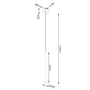 Sollux Lampa wisząca PASTELO 1 beton