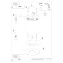 Sollux Plafon MIKA złoty