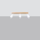 Sollux Plafon VERDO 3L biały