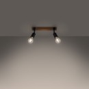 Sollux Plafon ZUCA 2 czarny