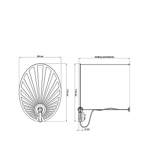 Thoro Lampa wisząca LEHDET czarna 