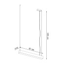 Thoro Lampa wisząca PINNE 67 biała 3000K