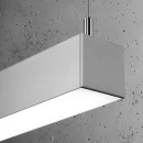 Thoro Lampa wisząca PINNE 117 szara 4000K