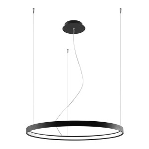 Thoro Żyrandol RIO 78 czarny LED 3000K 