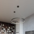 Thoro Żyrandol RIO 78 czarny LED 4000K