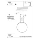 Thoro Lampa wisząca RIO 78 biały LED 3000K